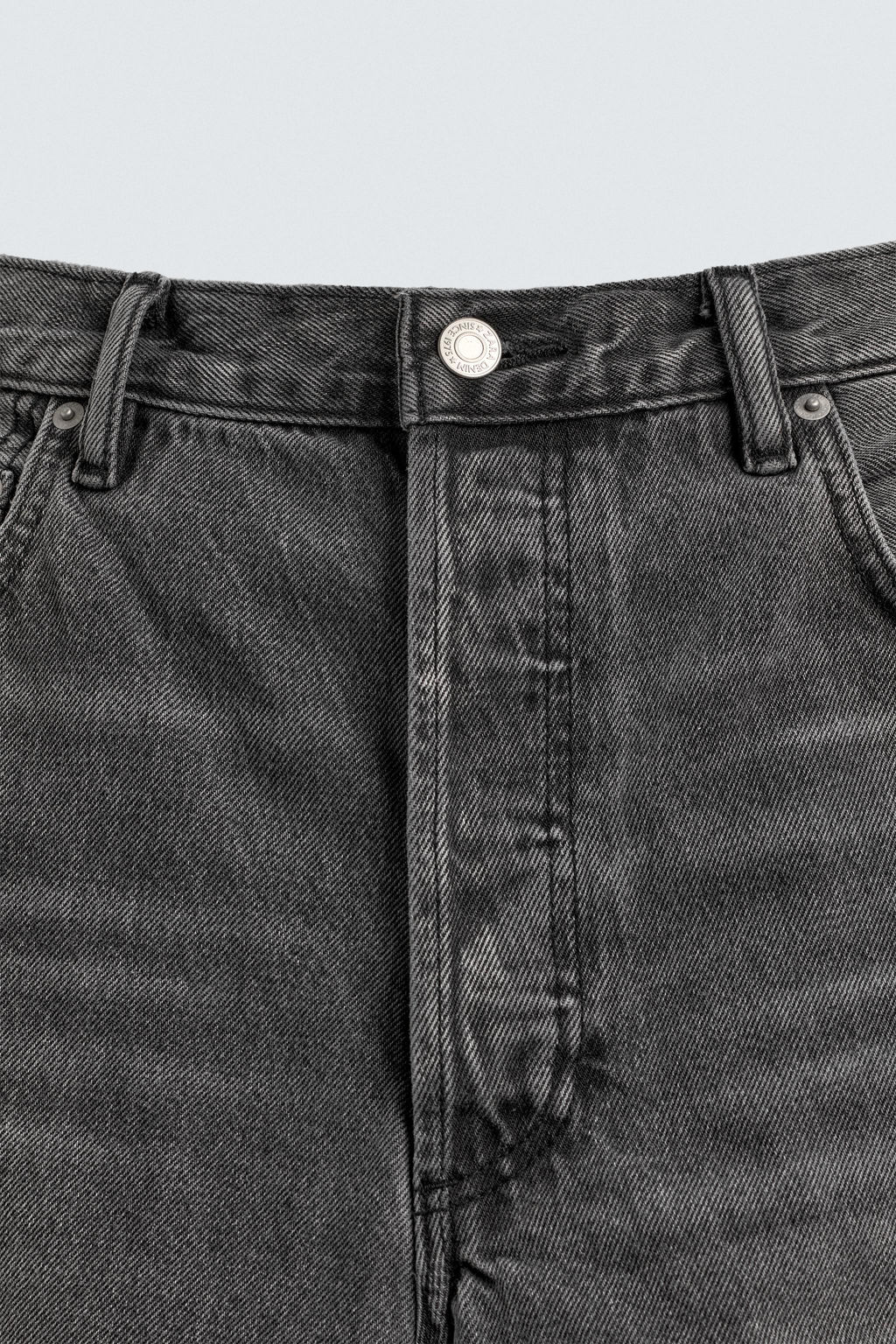 JEANS RELAXED BARREL FIT PINZAS / Gris - Zara фото 10