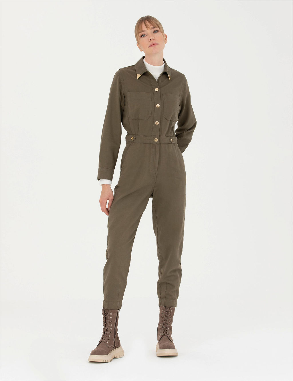 Kahverengi Dokuma Tulum