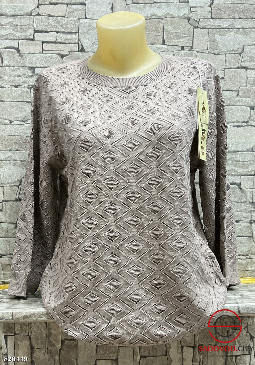 Свитер женский с 3/4 рукавом