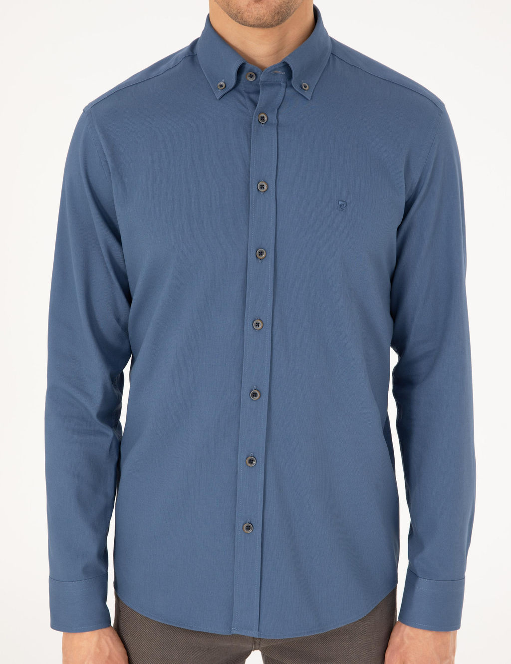 _ndigo Regular Fit Uzun Kollu G_mlek - Pierre cardin фото 6