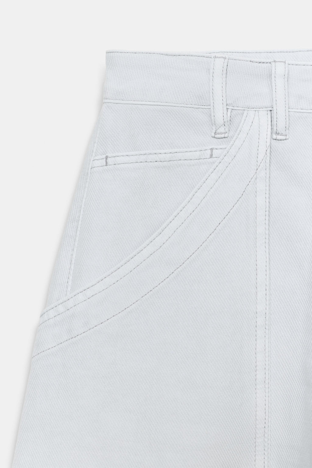 PANTAL?N CARGO ZW COLLECTION / Azul claro - Zara фото 7
