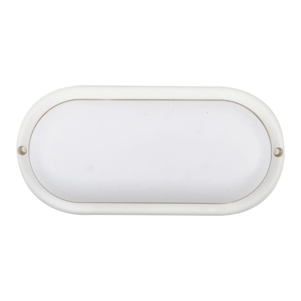 ULW-Q226 12W/6500К IP65 WHITE Светильник светодиодный влагозащищенный. Овал. Дневной свет (6500K). 158х84 мм. Корпус белый. ТМ Volpe