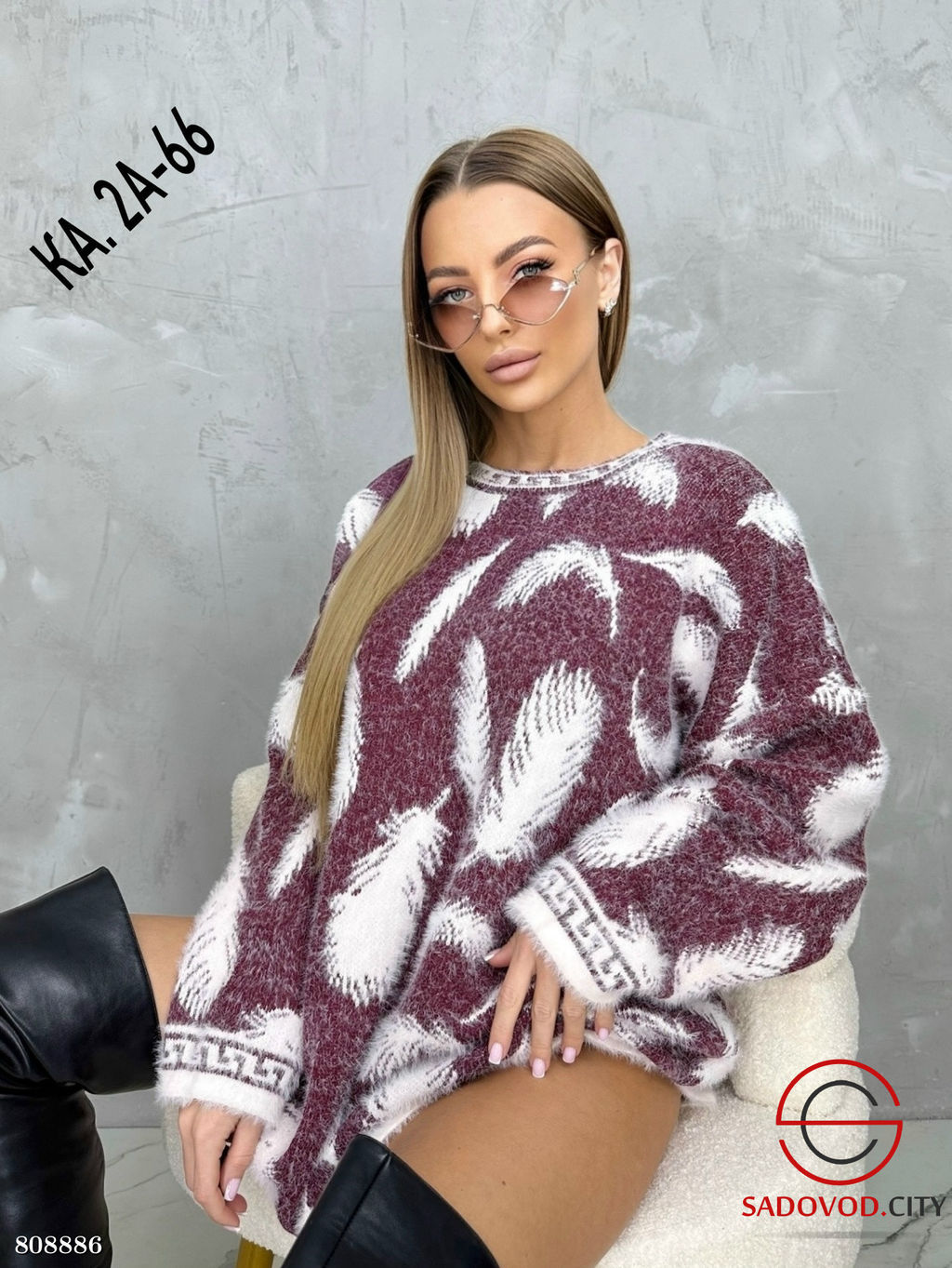 Туника-Свитер с принтом - Bruno фото 2