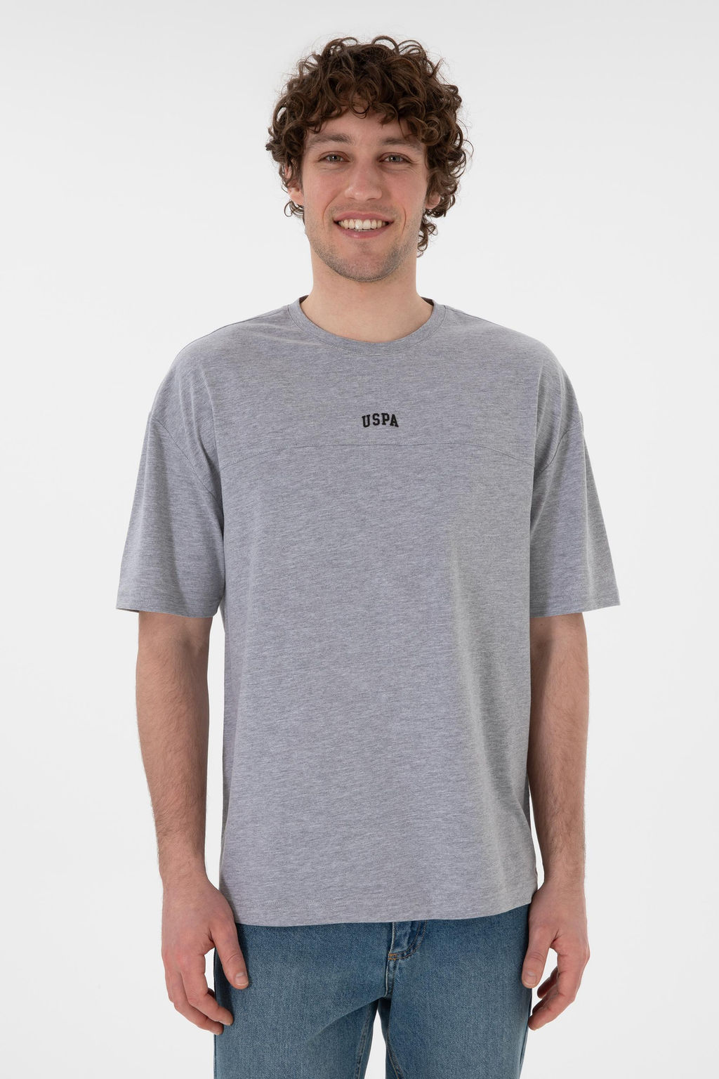 Erkek Gri Melanj Ti__rt Sepette S_rpriz _ndirim - U.s. polo assn фото 4
