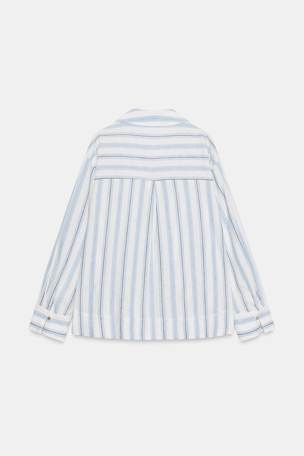 BLUSA ESTAMPADA RAYAS / Marr?n-Azul - Zara фото 7