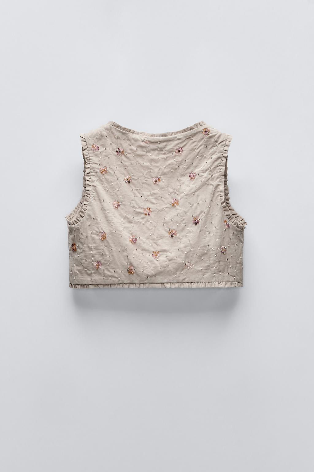 BEADED WAISTCOAT - Zara фото 3