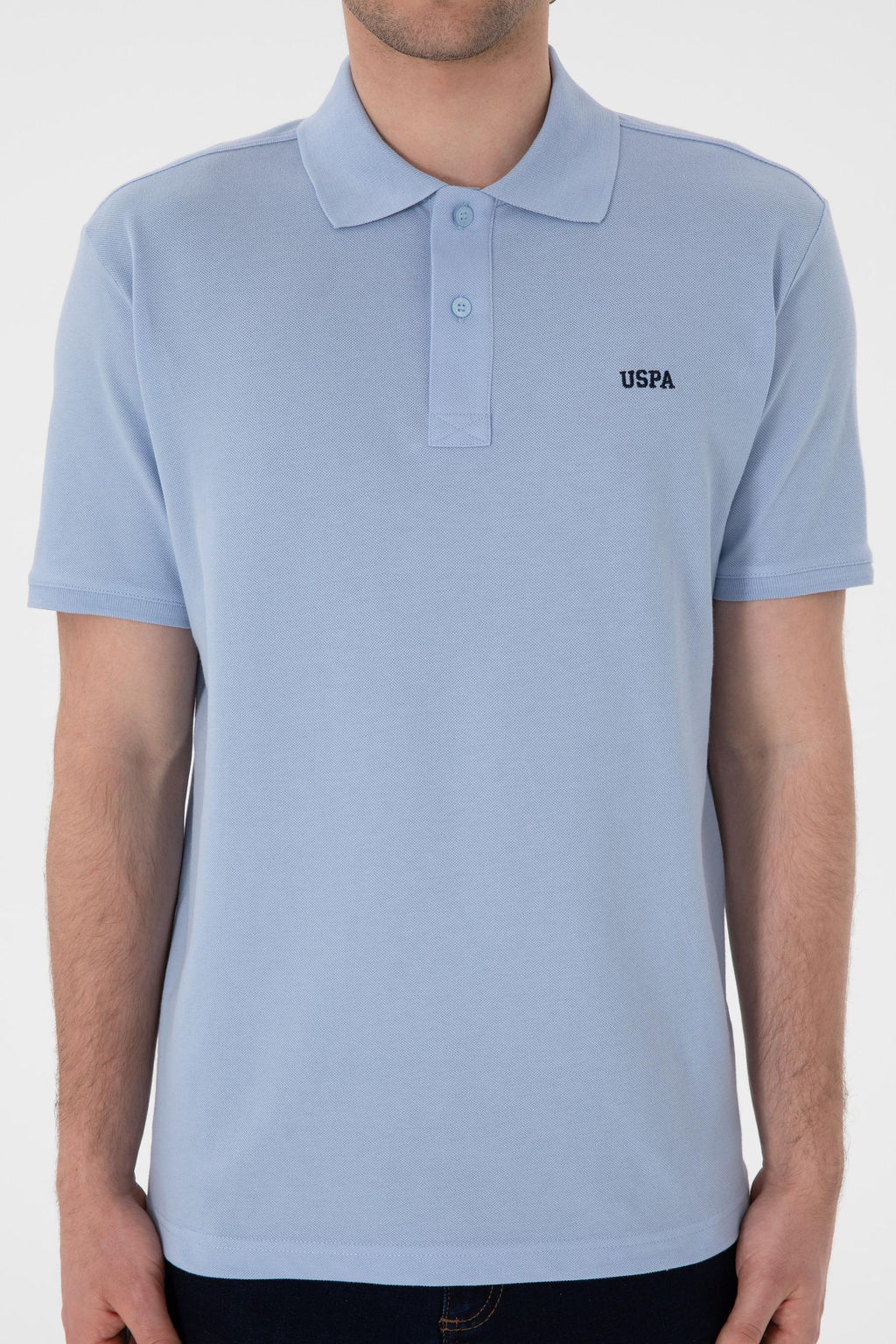 Erkek Regular Fit Polo Yaka A__k Mavi Basic Ti__rt Sepette S_rpriz _ndirim - U.s. polo assn фото 7