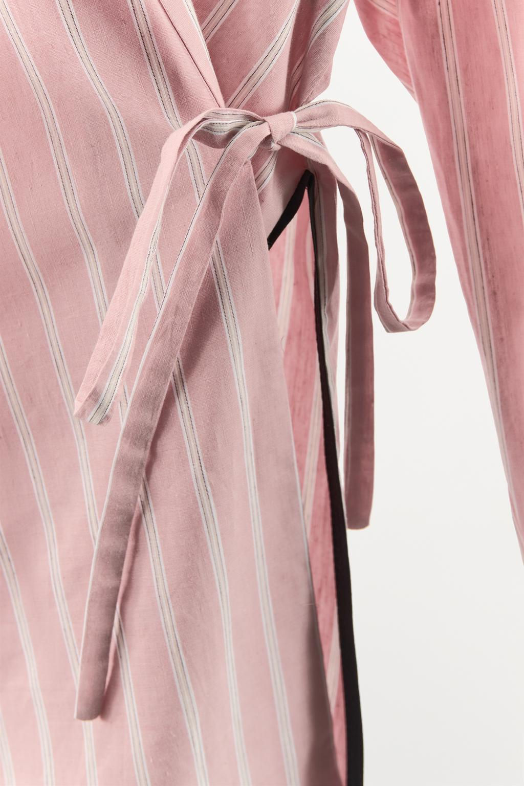 STRIPED CROSSOVER SHIRT - Zara фото 6