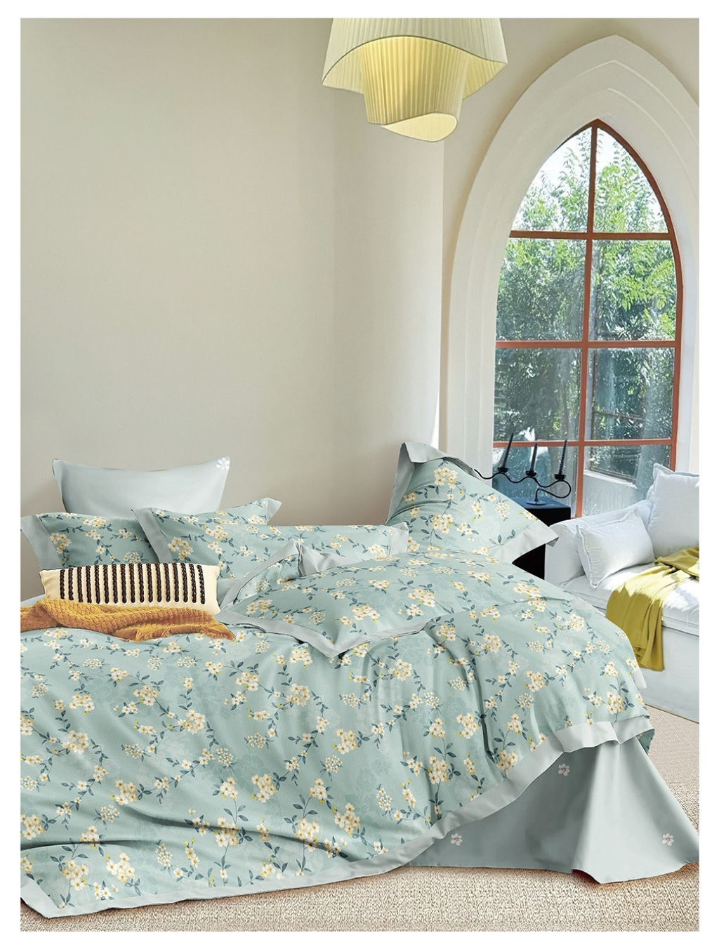 КПБ Зима-лето сатин Миссония 1,5-спальный