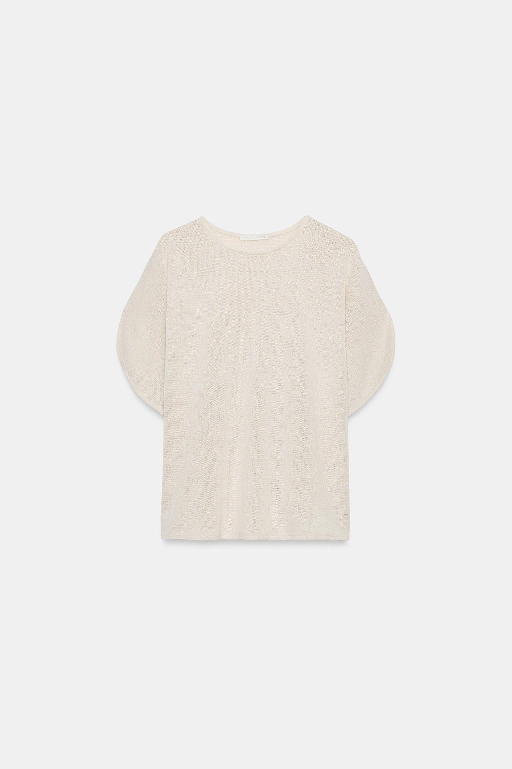 TOP R?STICO MANGA CAPA / Beige claro - Zara фото 6