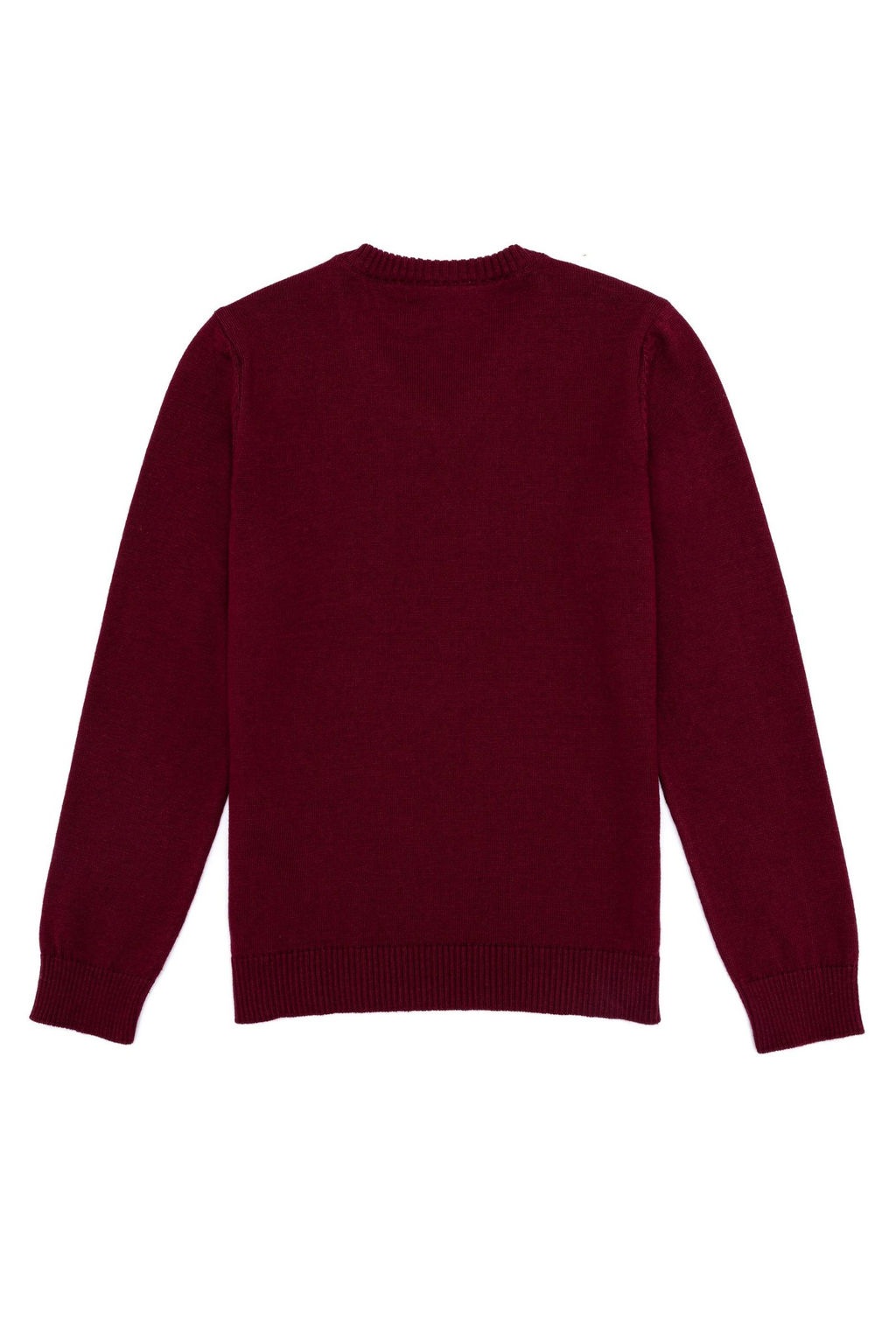 Бордовый трикотажный свитер с v-образным вырезом для мальчика Неожиданная скидка в корзине - U.s. polo assn фото 2