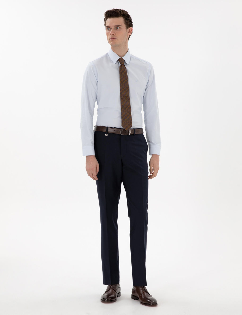 Lacivert Slim Fit Kuma_ Pantolon