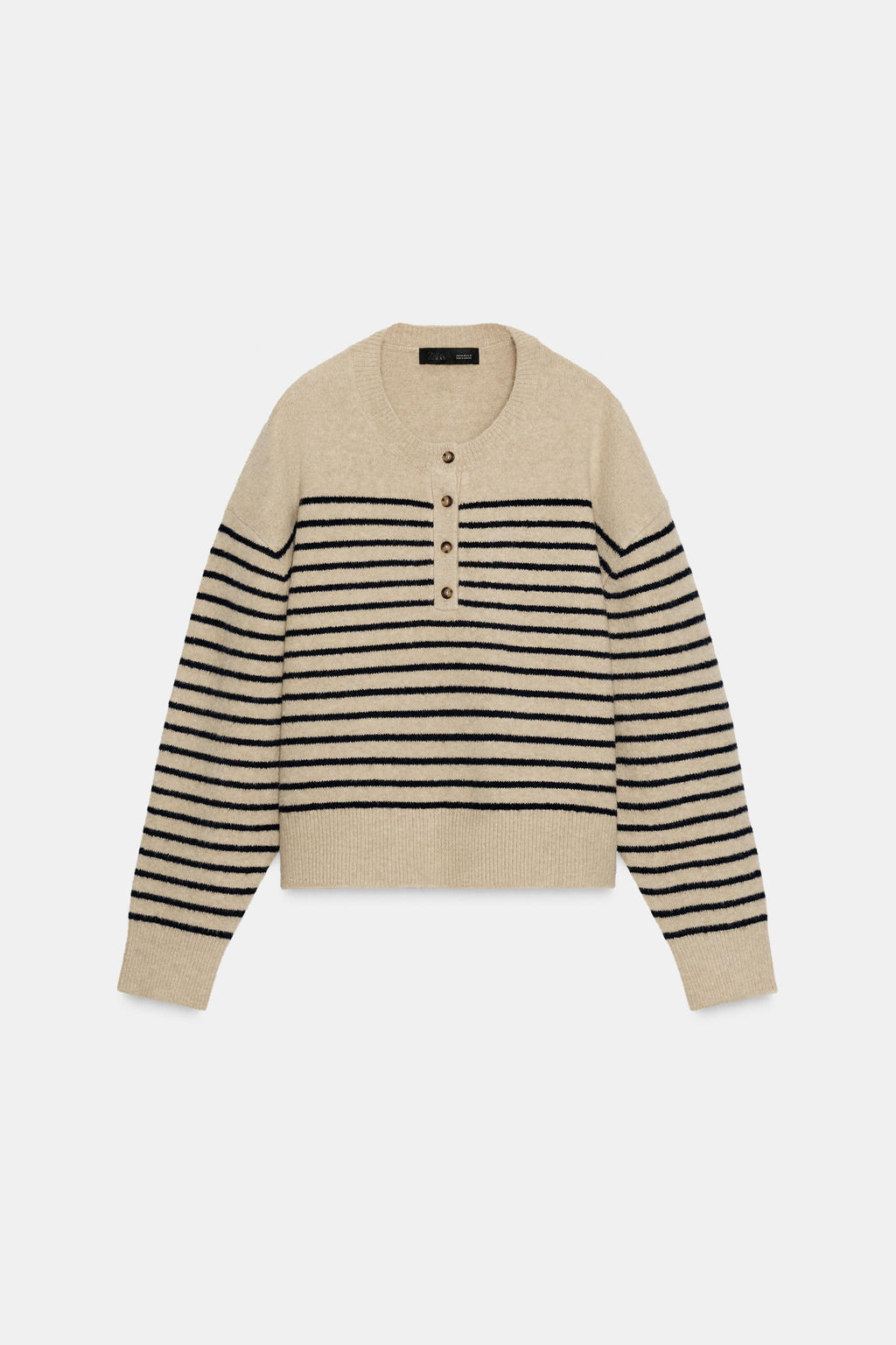 STRIPED KNIT SWEATER - Zara фото 6