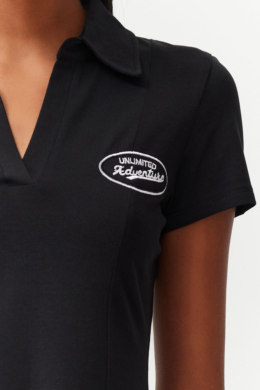 Siyah Skater/Belden Ac?lan Nak?sl? Pamuklu Esnek Orme Mini Elbise TWOSS24EL00819 - Trendyolmilla фото 4