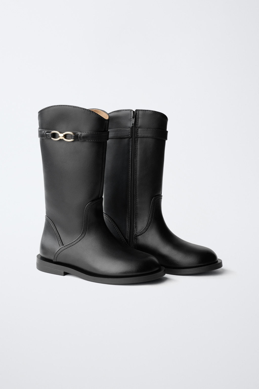 TALL BOOT WITH BUCKLE - Zara фото 2