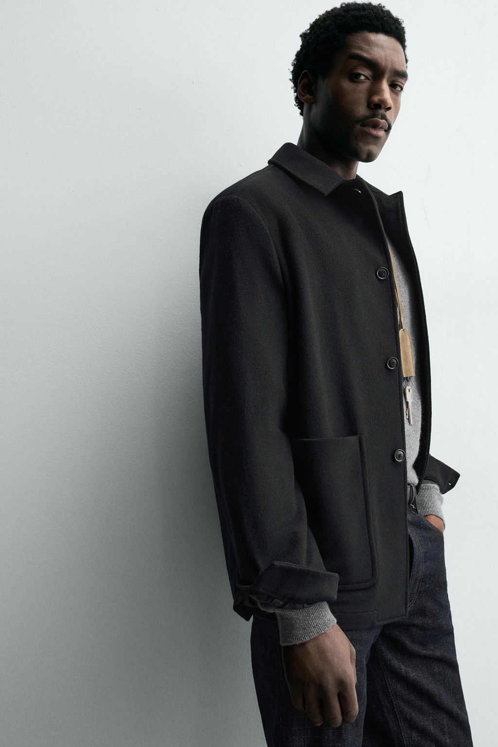 RELAXED FIT WOOL BLEND BLAZER - Zara фото 7