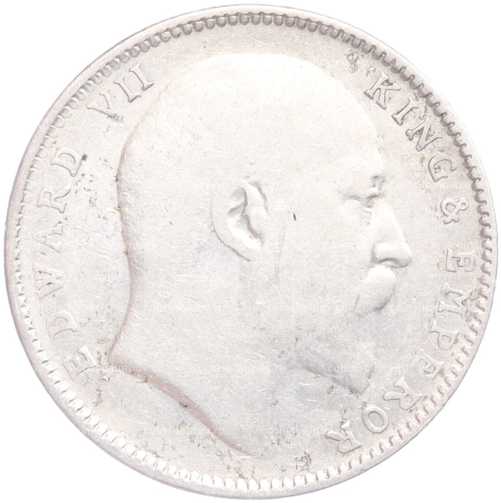 Монета 1 рупия 1907 года В Британская Индия