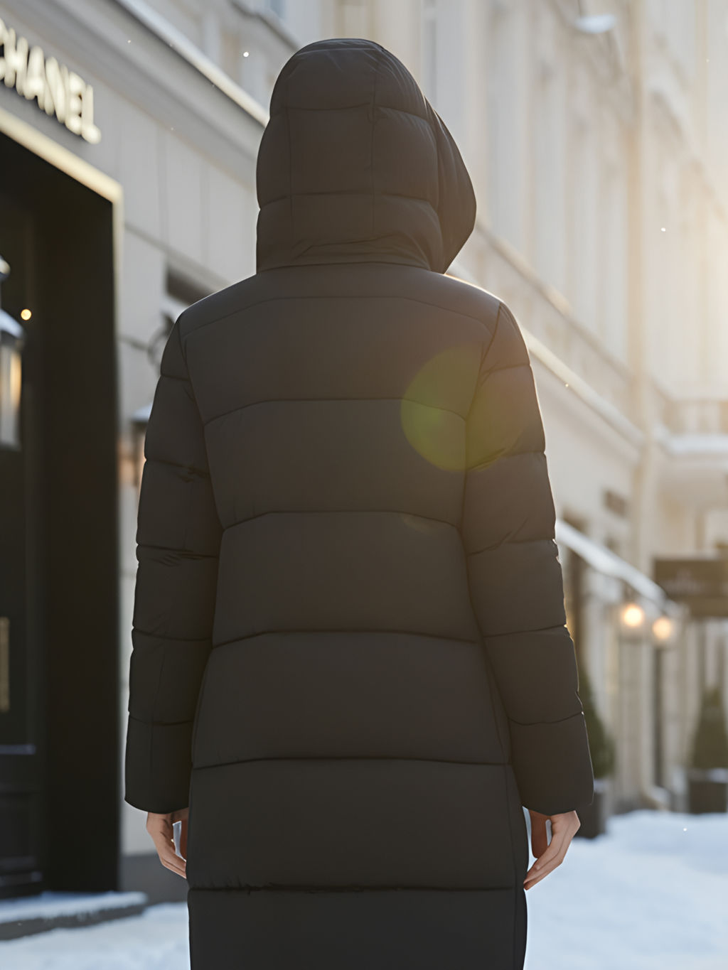 Пальто зимнее утепленное с капюшоном Бренд: Visdeer фото 23