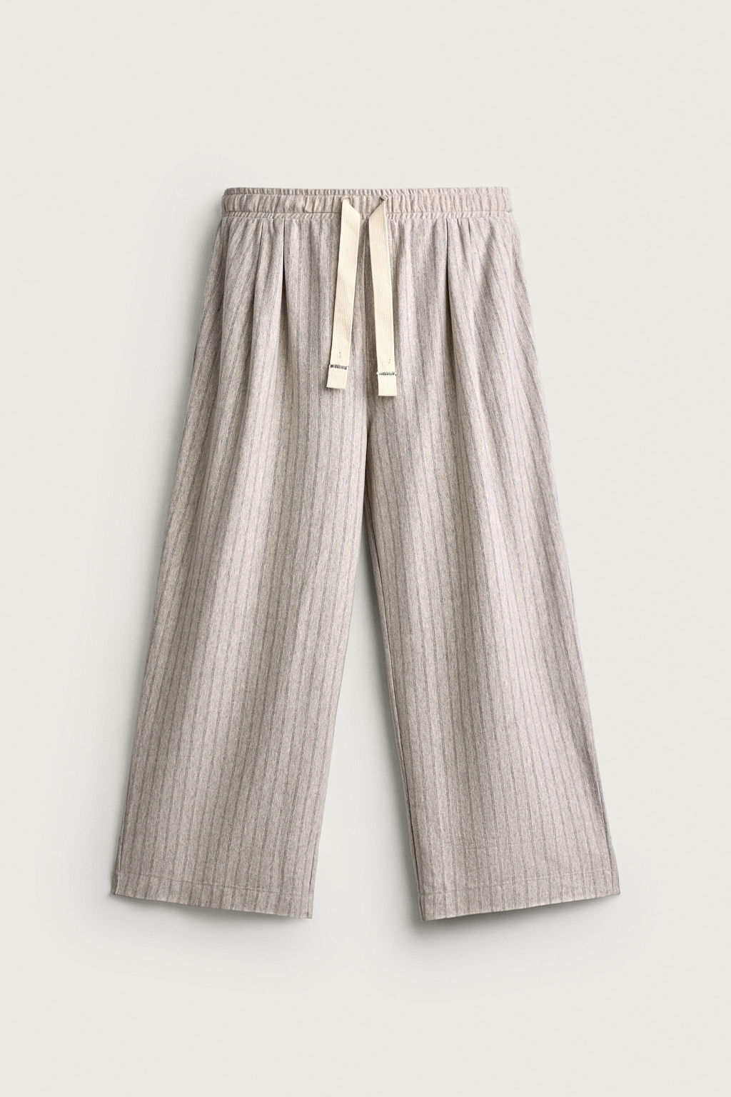 PANTAL?N RELAXED FIT RAYAS / piedra - Zara фото 6