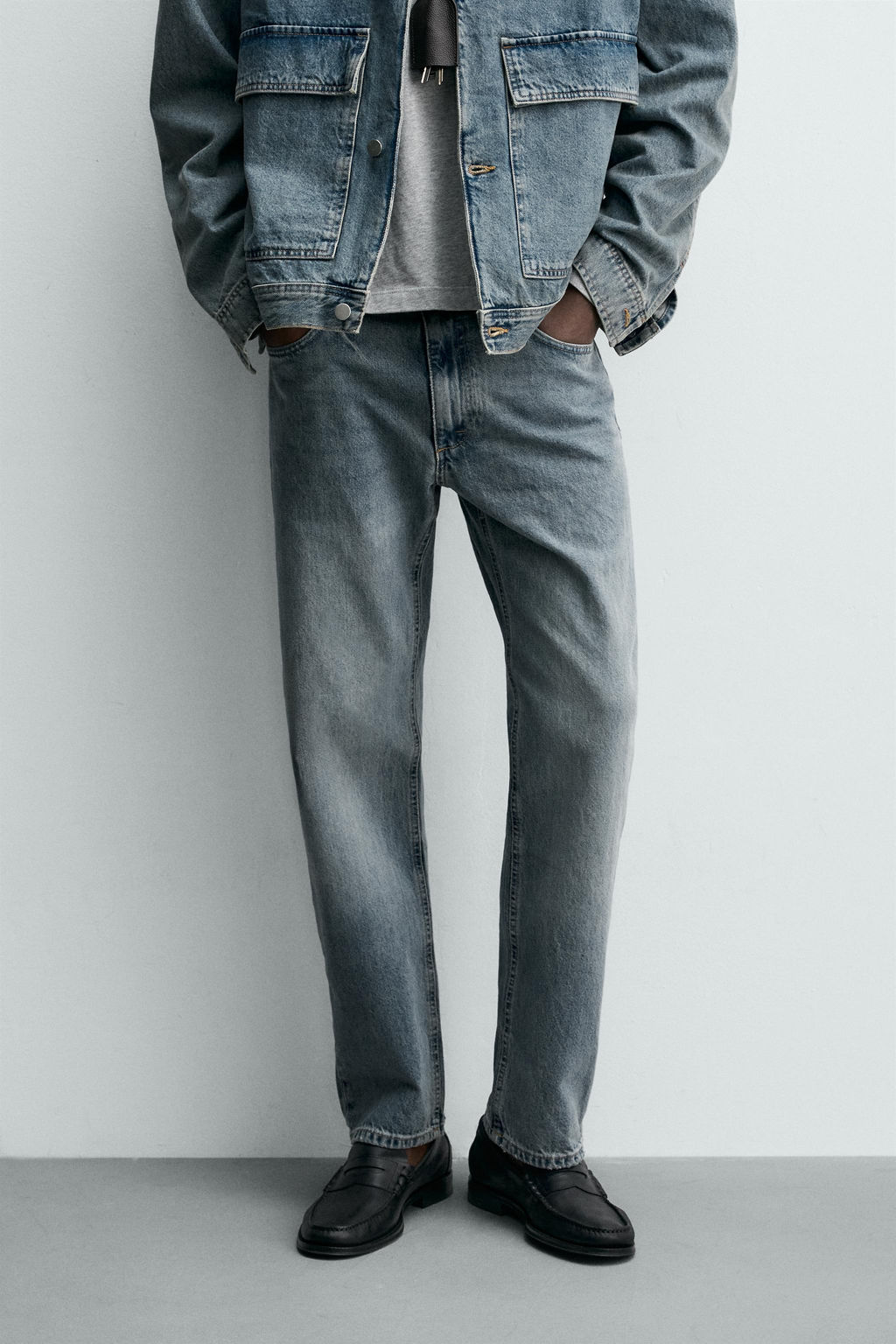 JEANS REGULAR FIT / Azul pastel - Zara фото 2