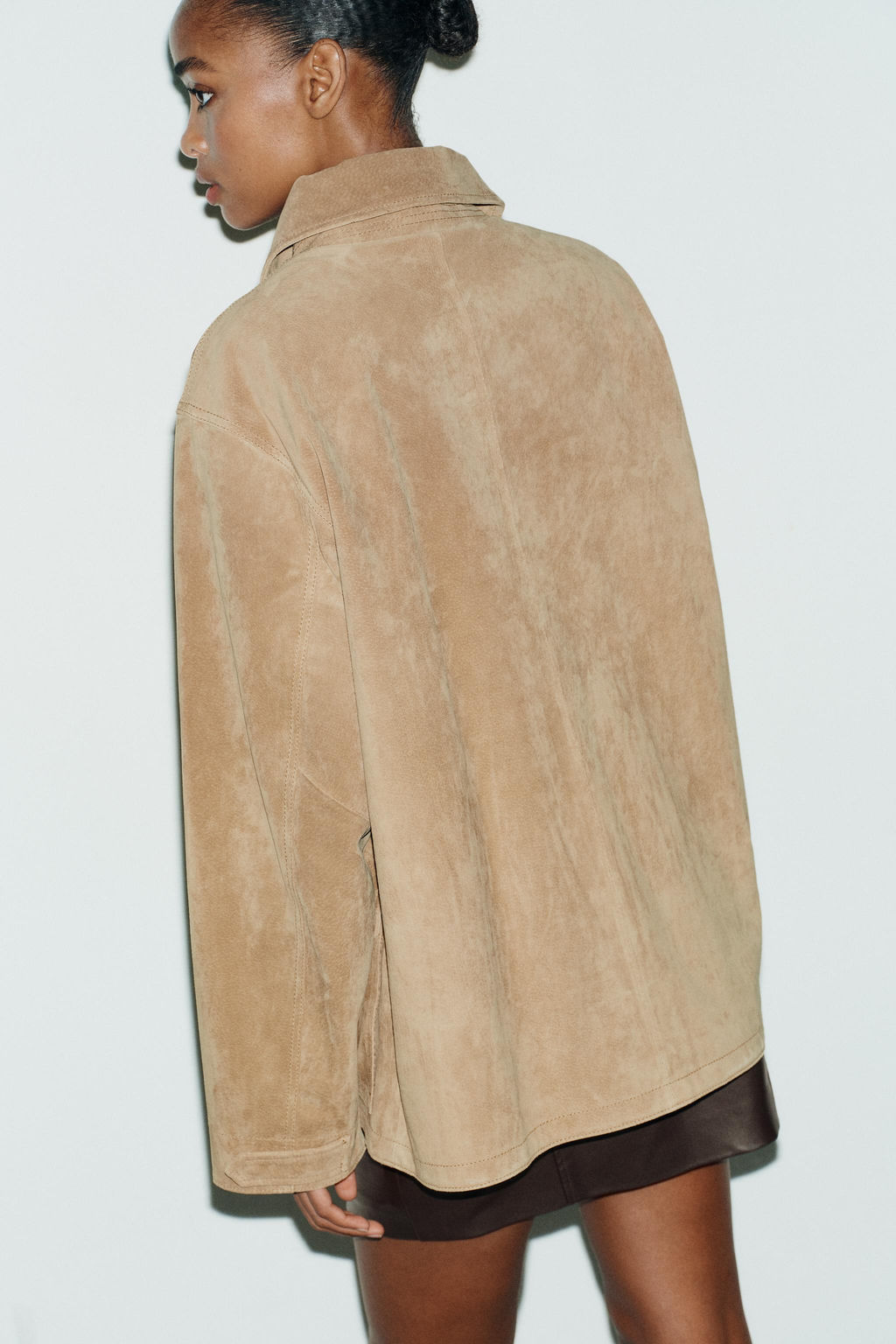 SUEDE LEATHER JACKET - Zara фото 7