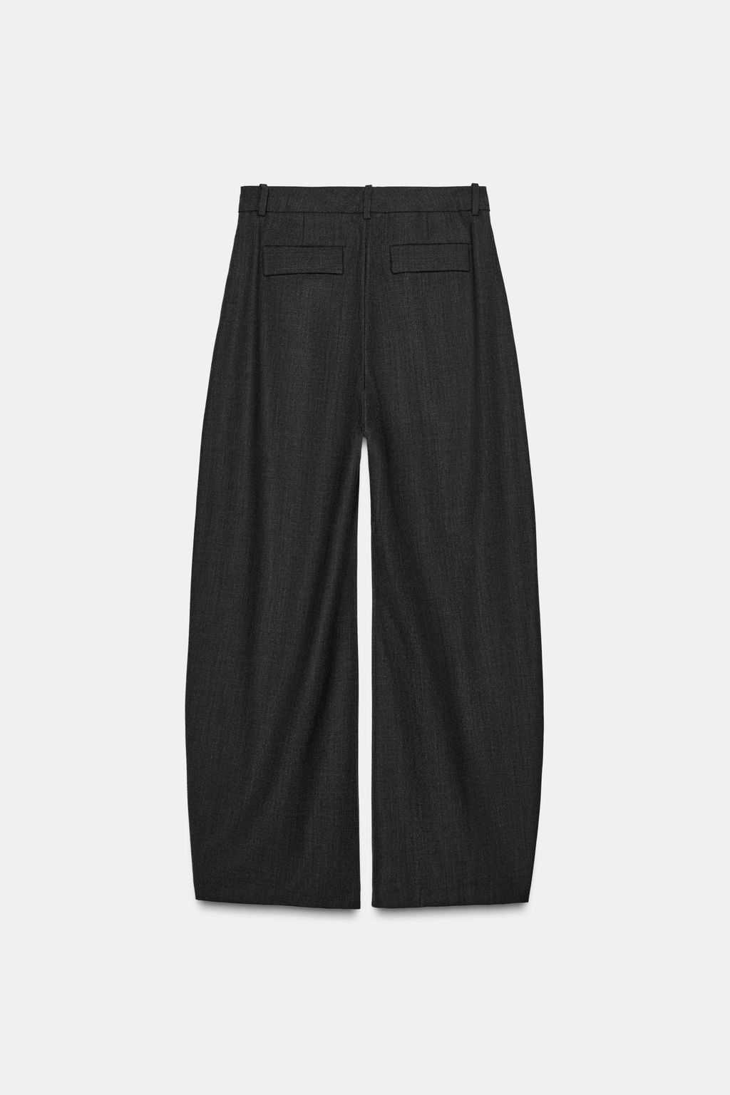ZW COLLECTION BALLOON TROUSERS WITH WOOL - Zara фото 7