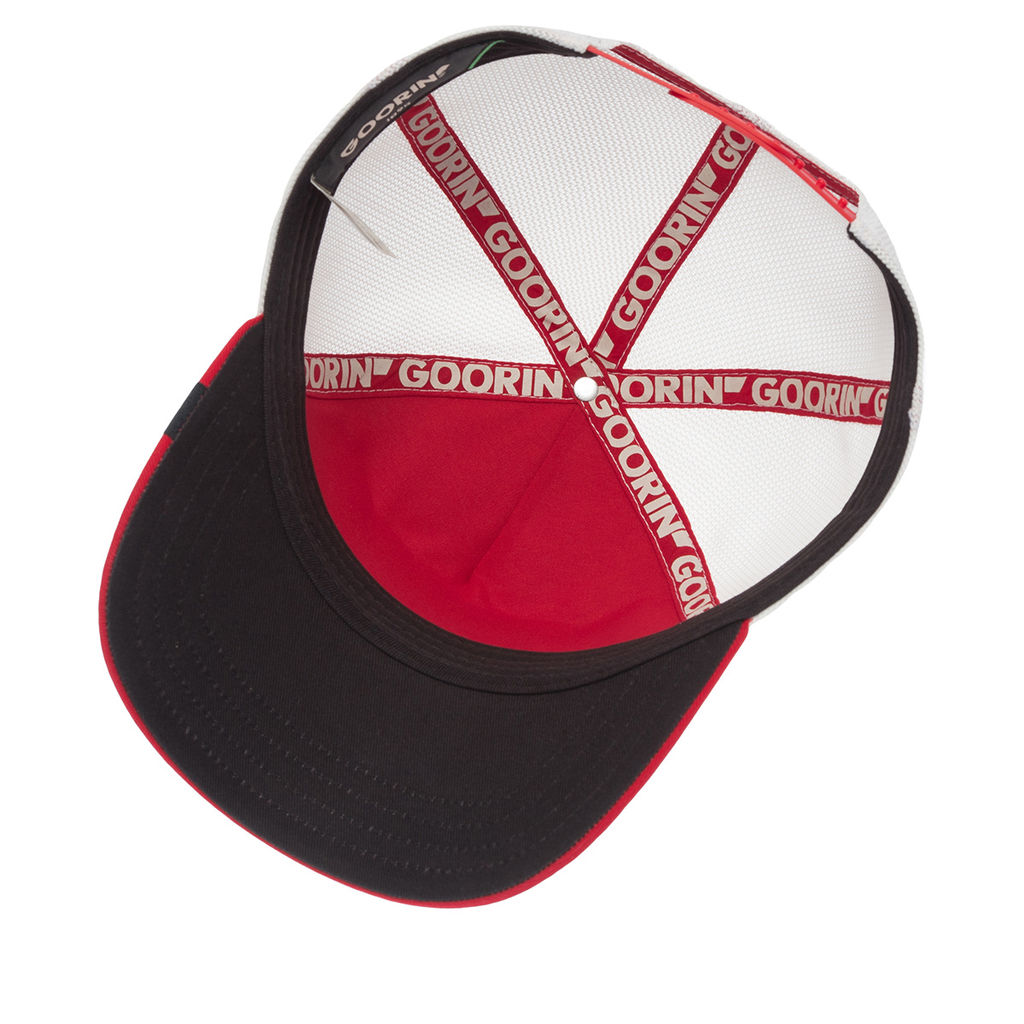 Бейсболка GOORIN BROTHERS арт. 101-2444 (красный / белый)  фото 3