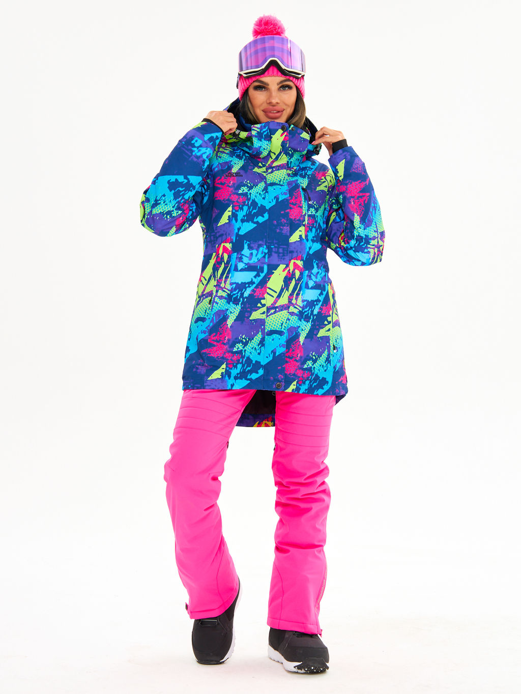 Женская горнолыжная сноубордическая куртка Alpha Endless Ultra Chaleur SNB 423/316_8 Разноцветный  фото 21
