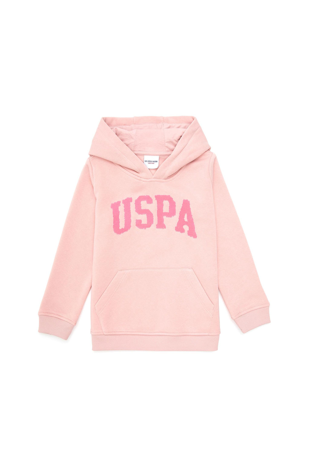 Базовый свитшот пыльно-розового цвета для девочек - U.s. polo assn фото 2