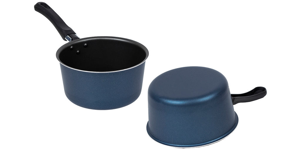 Кастрюля - ковш 2,0л. 180мм без крышки, антипригарное покрытие, Сатин - Калитва фото 2