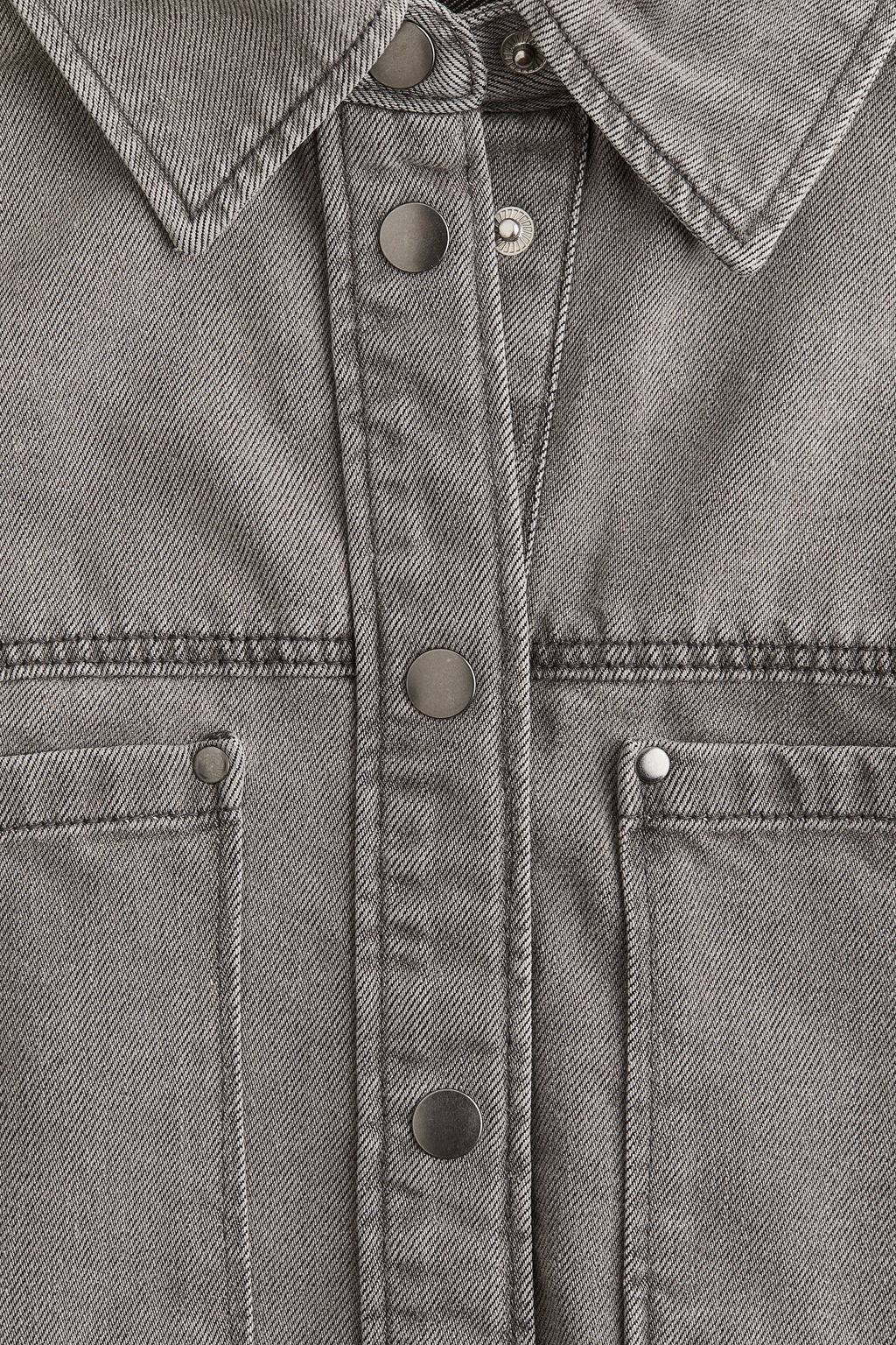 Camisa denim de corte holgado - H&m фото 9