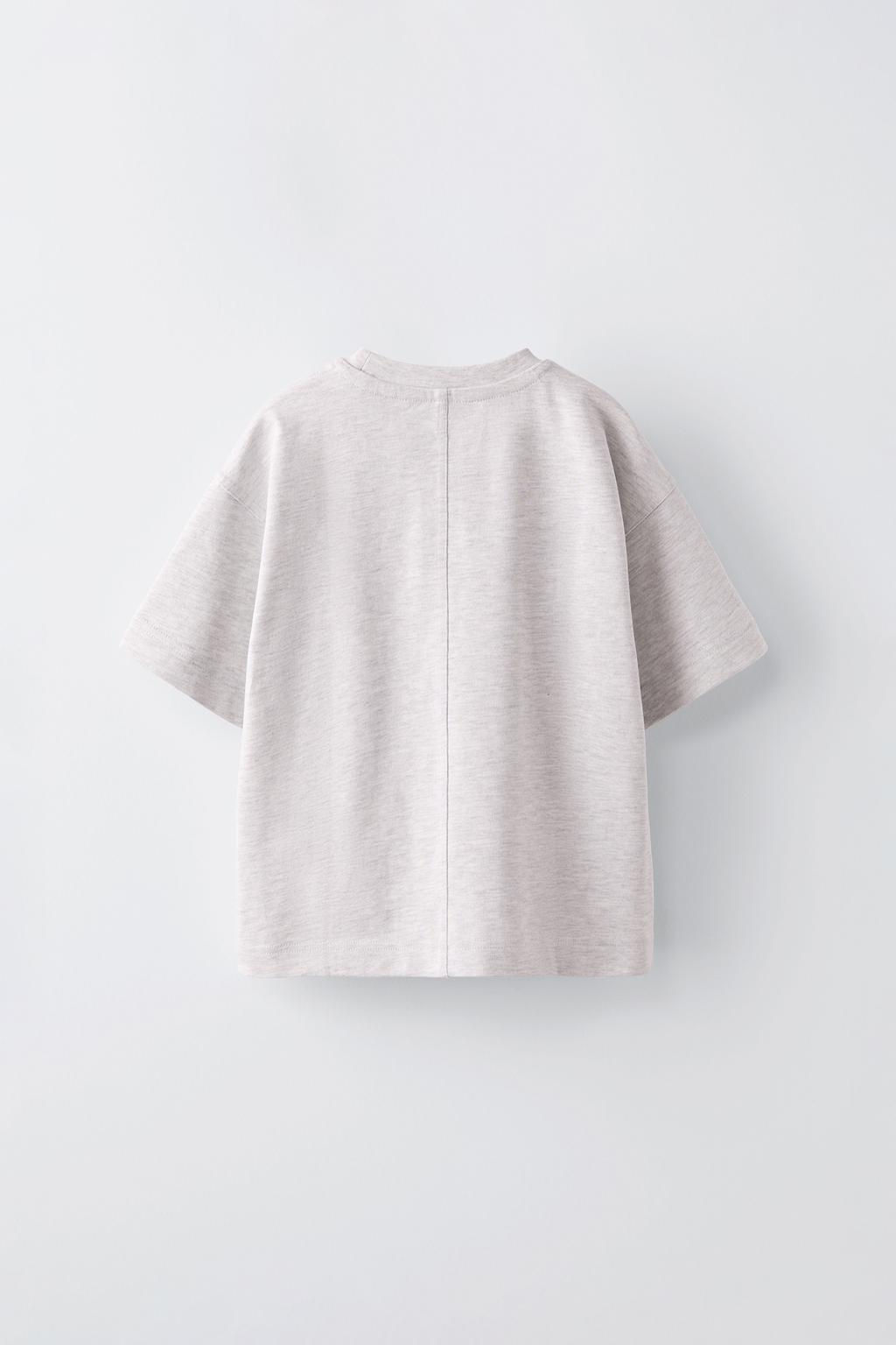 T-SHIRT WITH EMBROIDERED MOTIFS - Zara фото 2