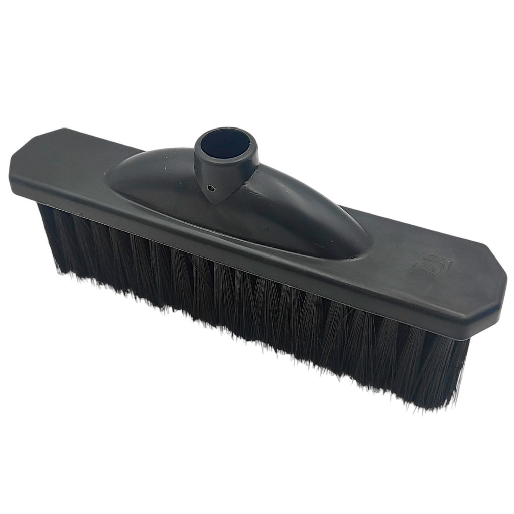 Щетка для пола п/эт. 25х5см, щетина 6,5см, с отверстием для черенка d22мм под гвоздь