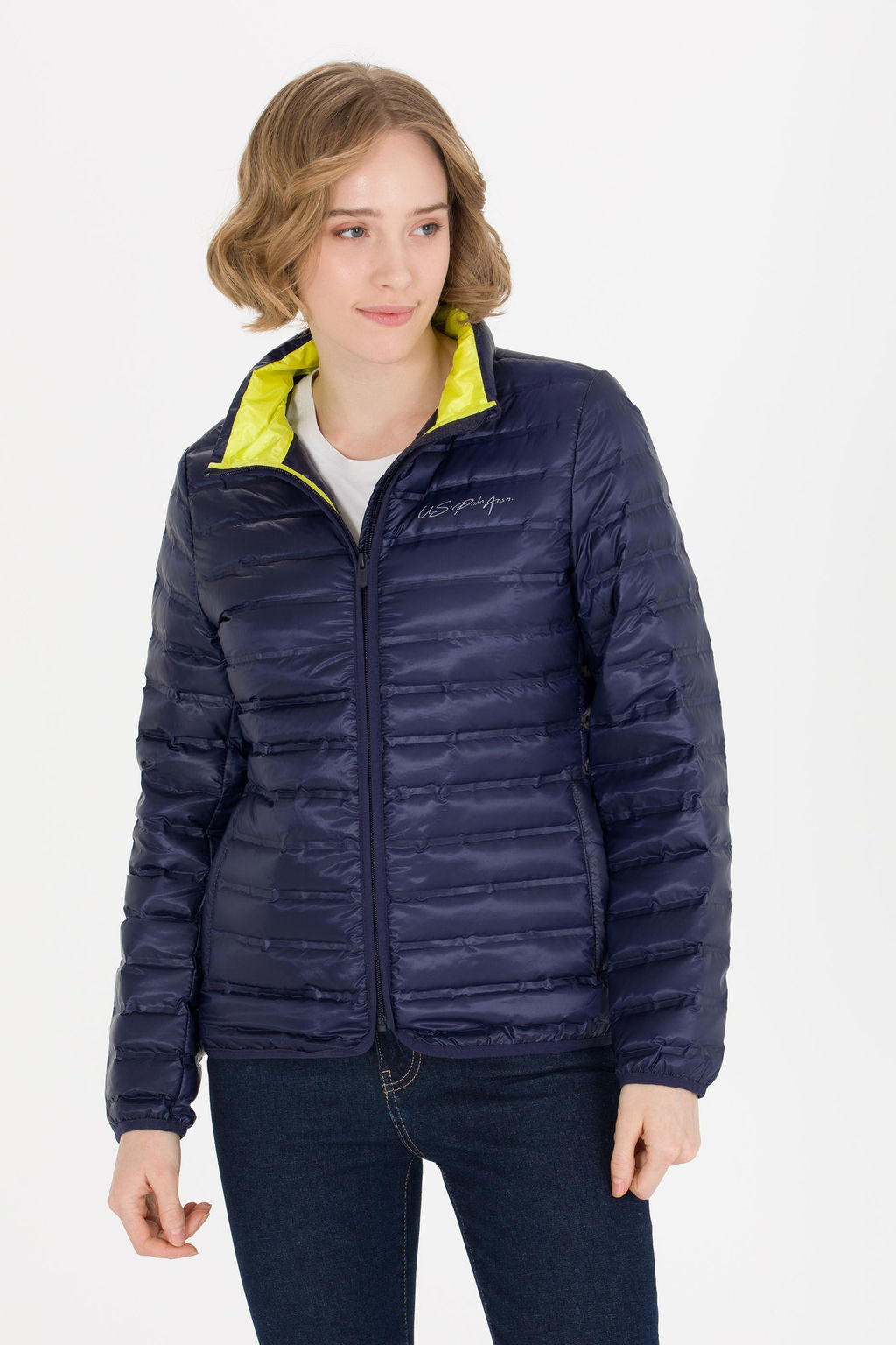 Женское темно-синее пальто - U.s. polo assn фото 2