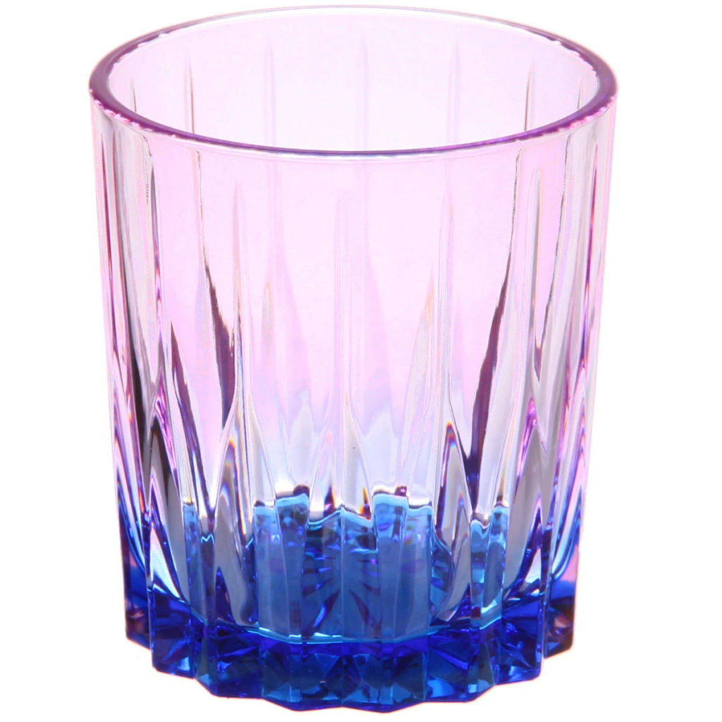 Цена за 2 шт. Стакан пластиковый 200мл "Диско", микс цветов