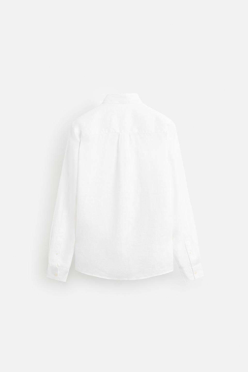 100% LINEN SHIRT - Zara фото 9