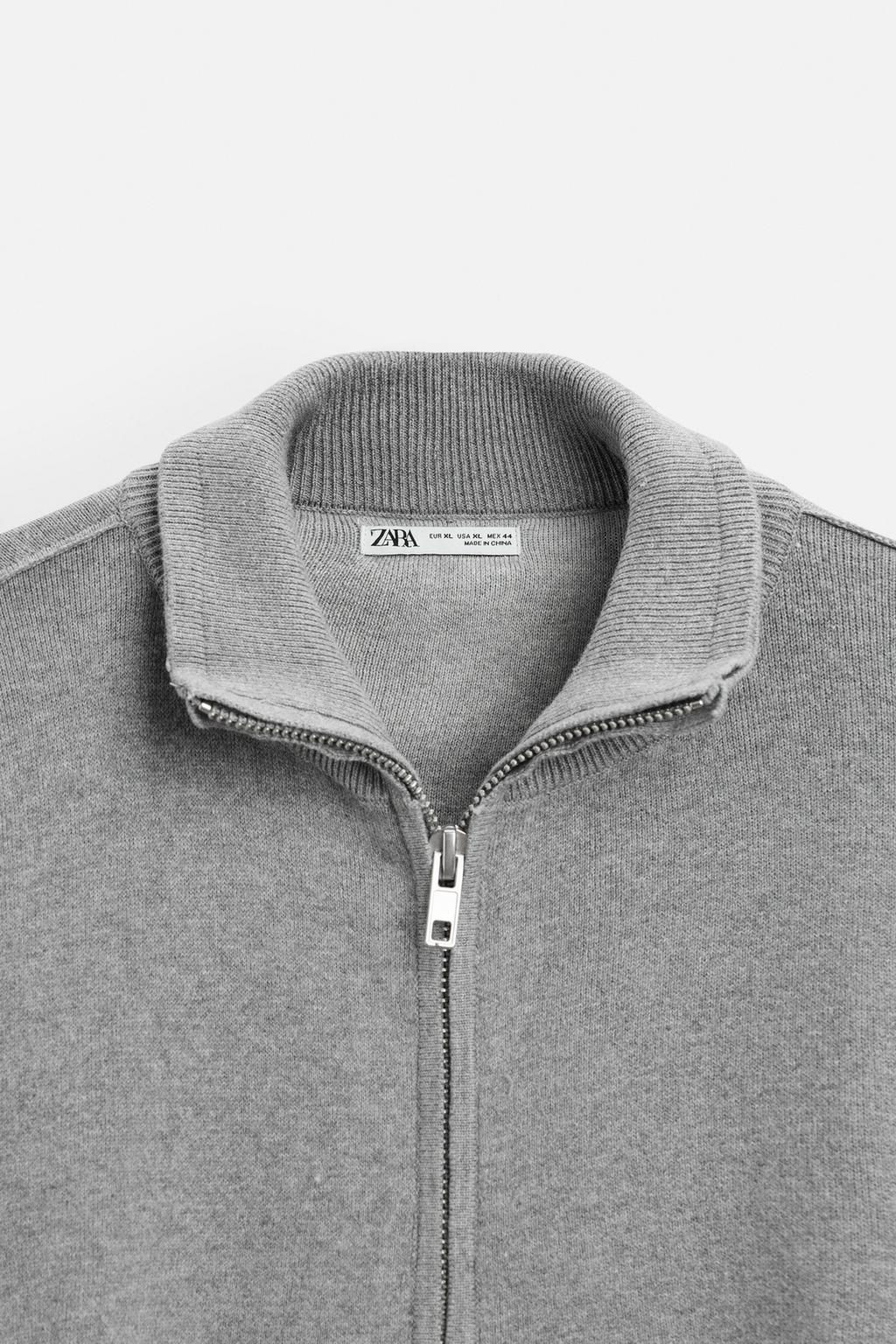 UNEVEN STITCH KNIT JACKET - Zara фото 8