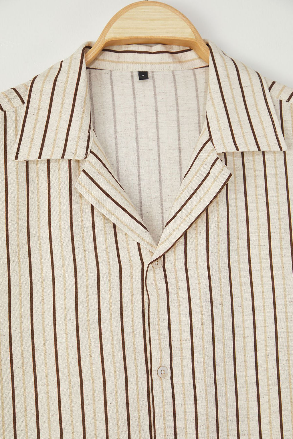 TRENDYOL MAN Ekru Oversize Gomlek TMNSS25GO00060 - Trendyolmilla фото 7