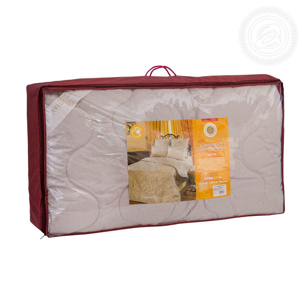 Набор для спальни Camel Одеяло 200*215, подушка 68*68/Одеяло - 1 шт., подушка - 2 шт. Премиум - Артпостель фото 5