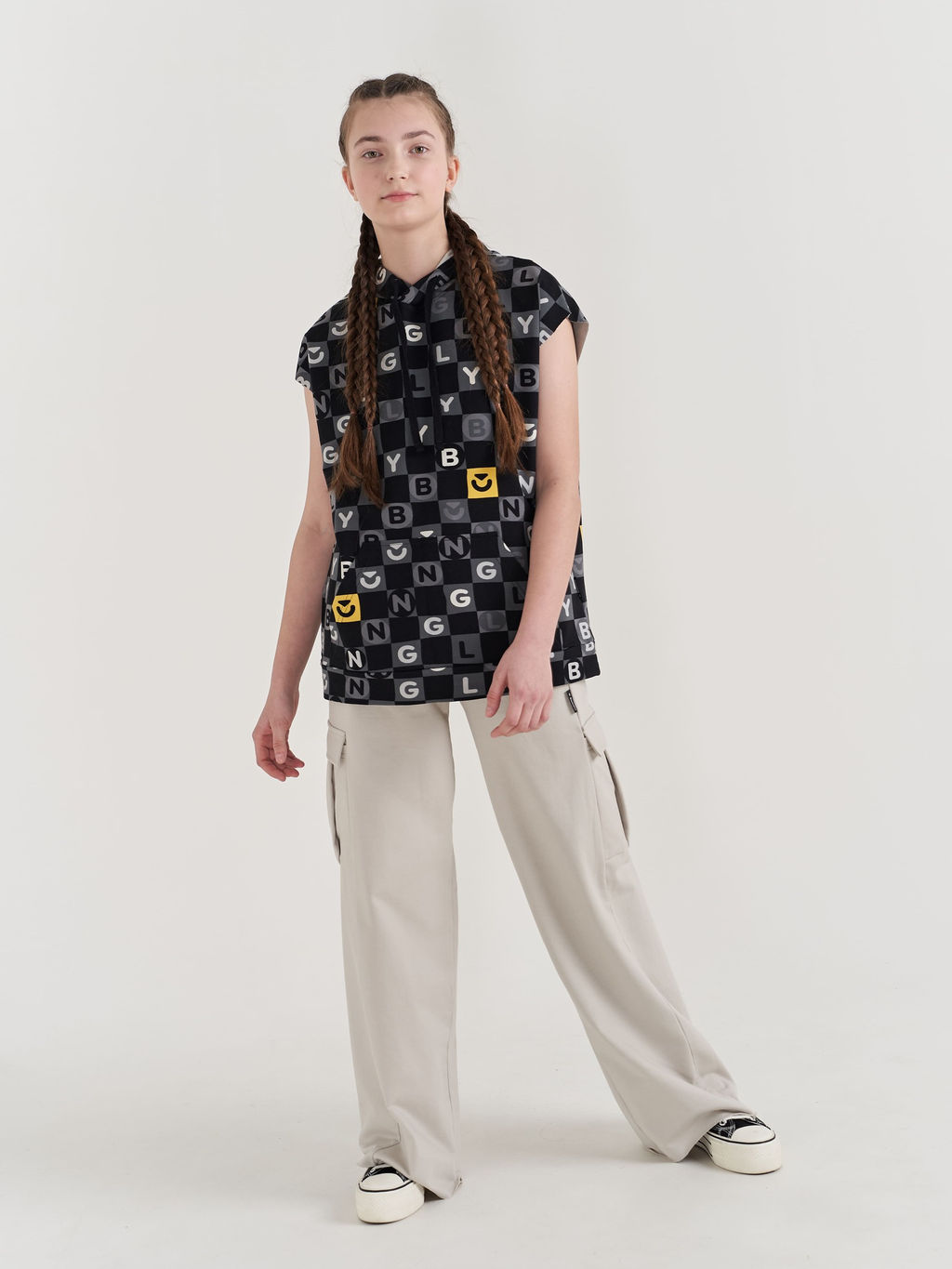 Брюки карго облегченные ТУМАН подростковые - Bungly фото 2