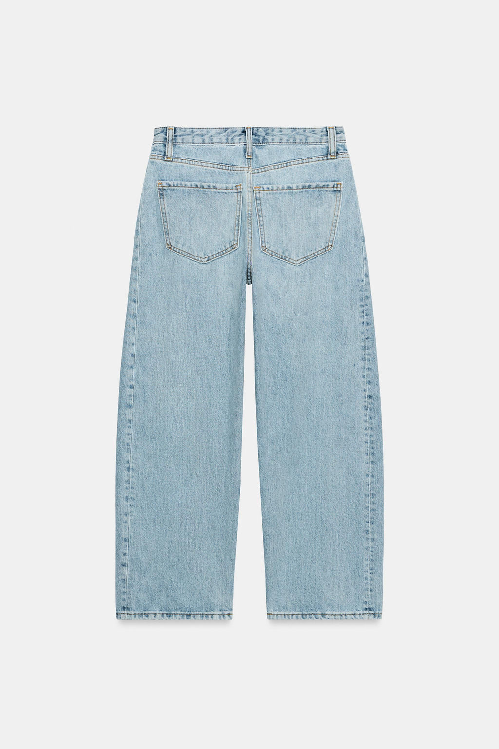 JEANS ZW COLLECTION ANKLE RELAXED TIRO MEDIO / Azul claro - Zara фото 8