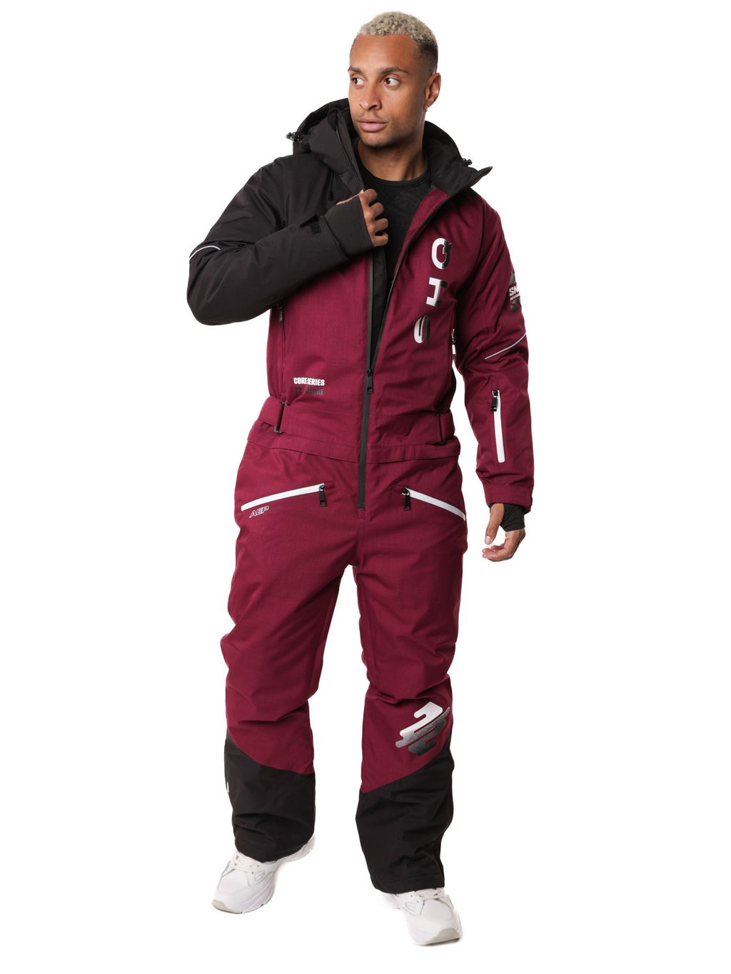 Комбинезон A-89033 Темно-бордовый