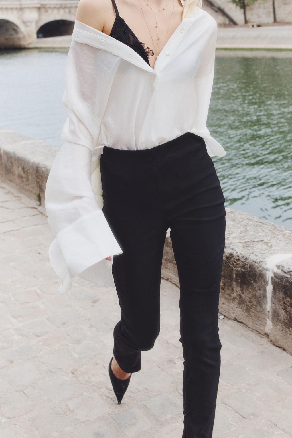 Pantal?n con cremallera en los bajos - H&m фото 7