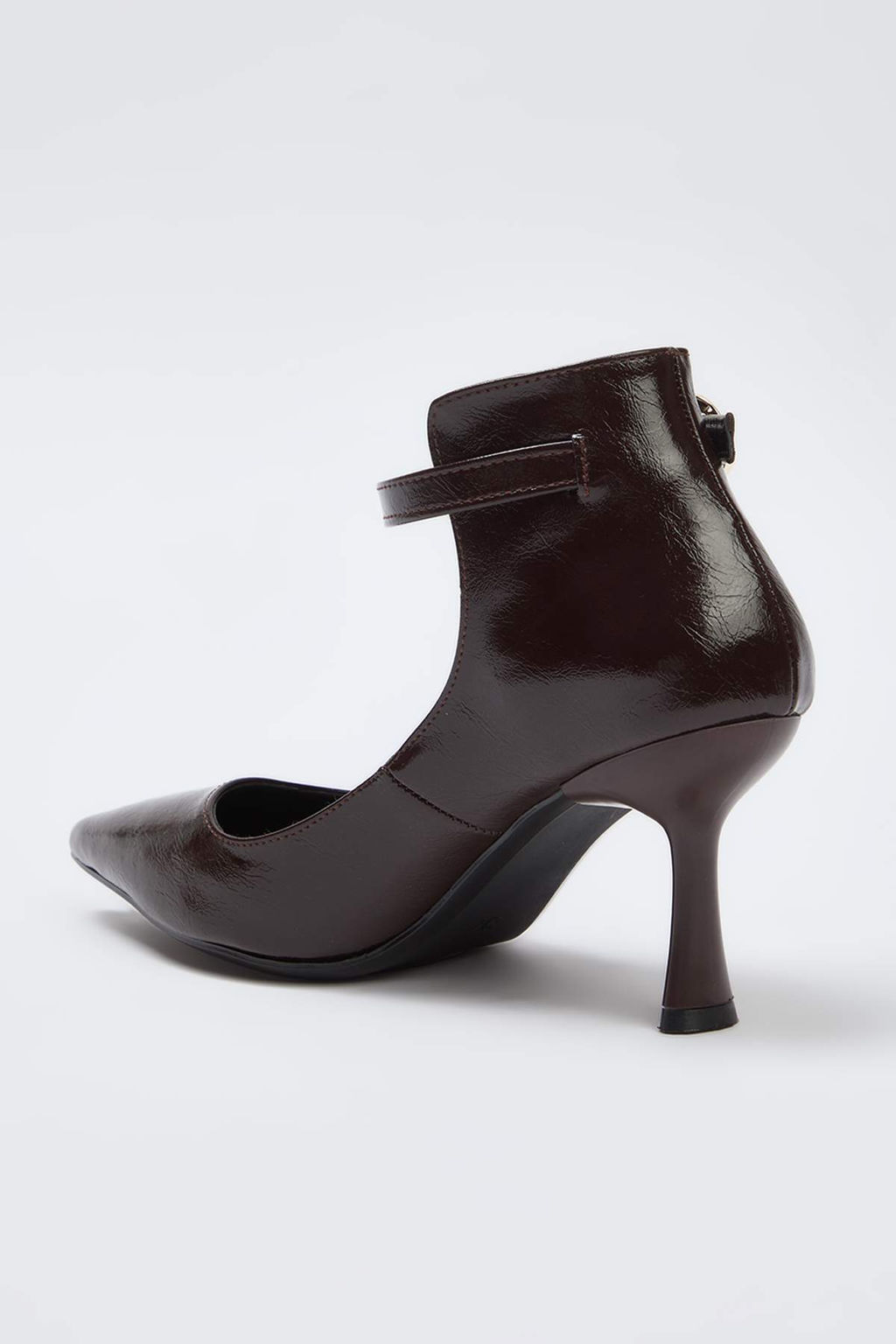 Kahverengi Bilekten Baglamal? Sivri Burun Kad?n Ince Topuklu Ayakkab? TAKAW26TO00022 - Trendyolmilla фото 4