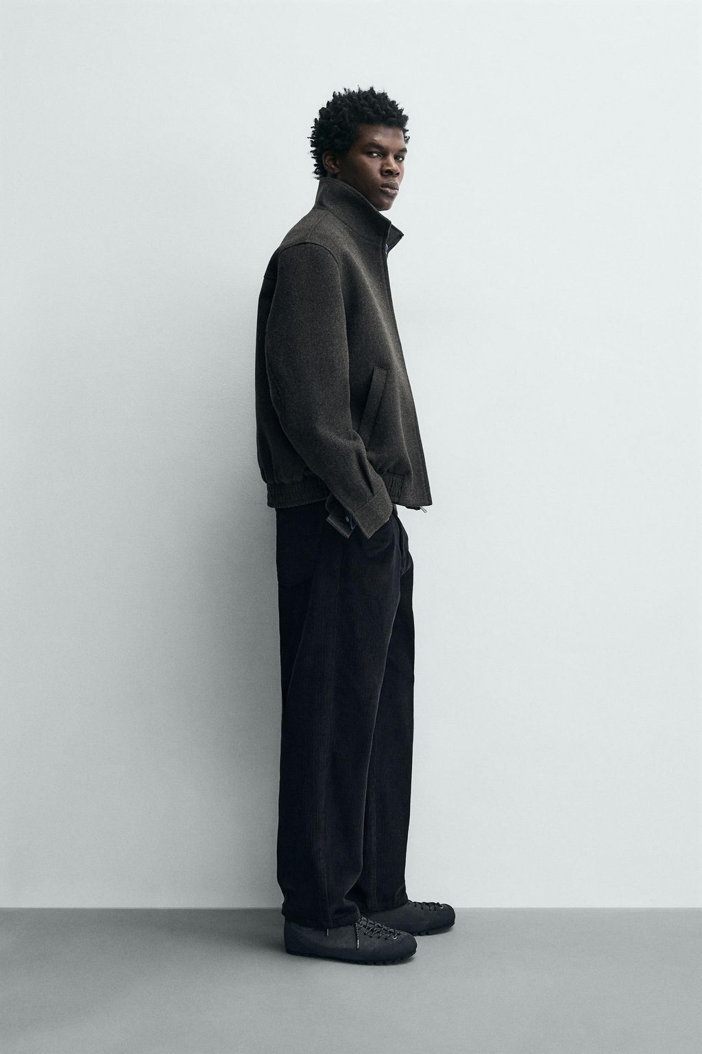 STRAIGHT-LEG CORDUROY TROUSERS - Zara фото 13