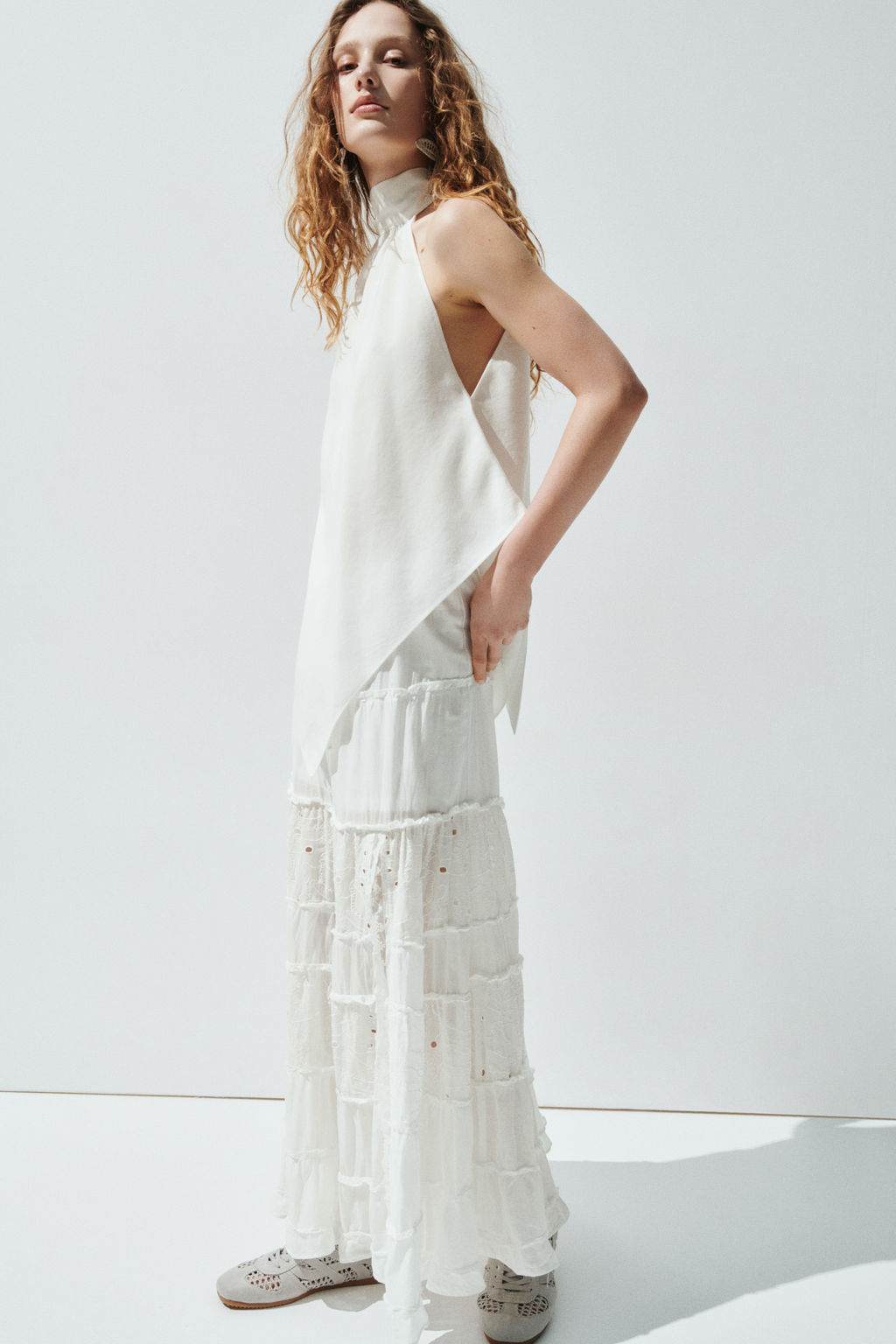 Maxifalda con bordado ingl?s - H&m фото 2