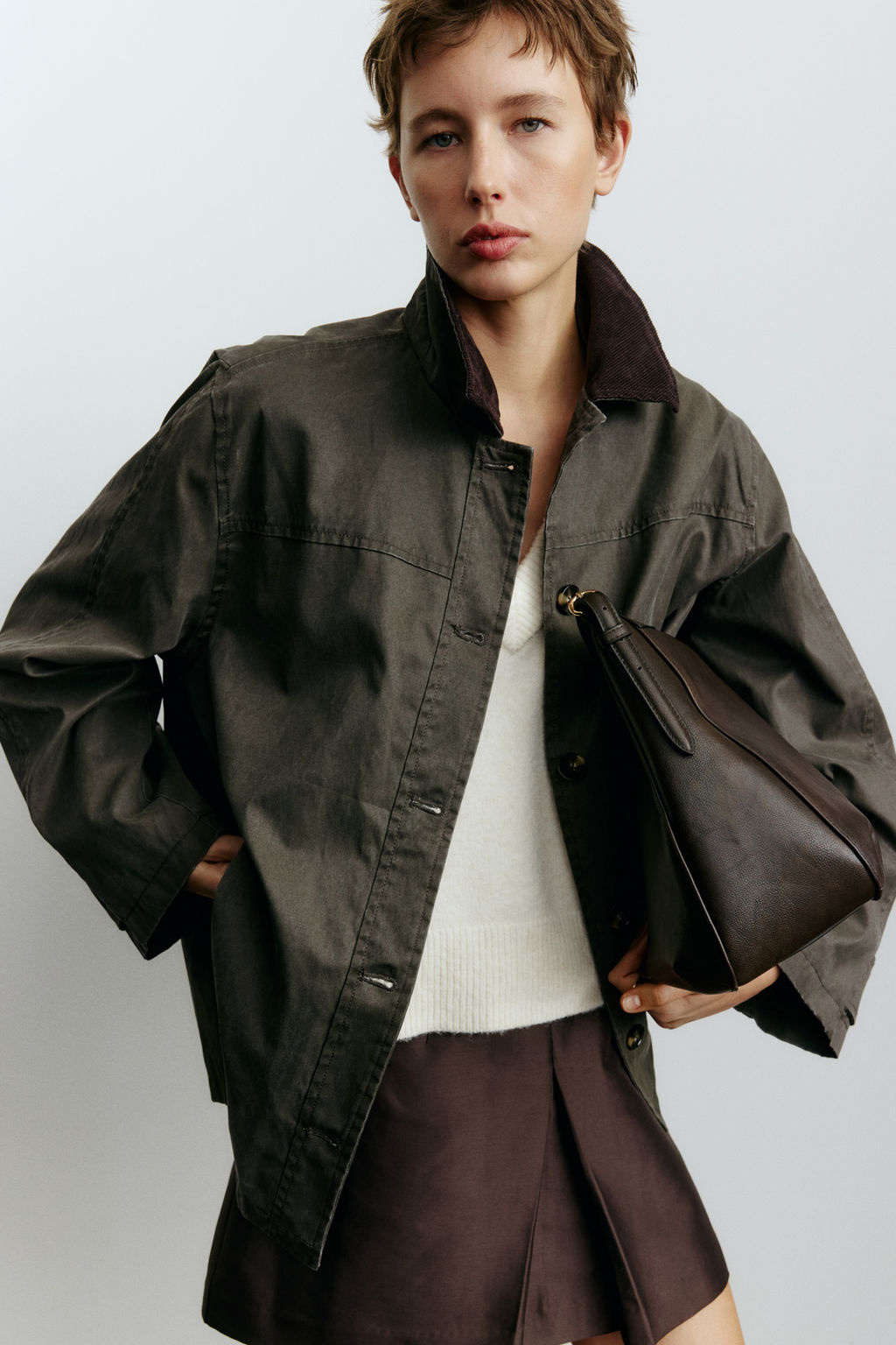 Chaqueta con cuello de pana - H&m фото 2