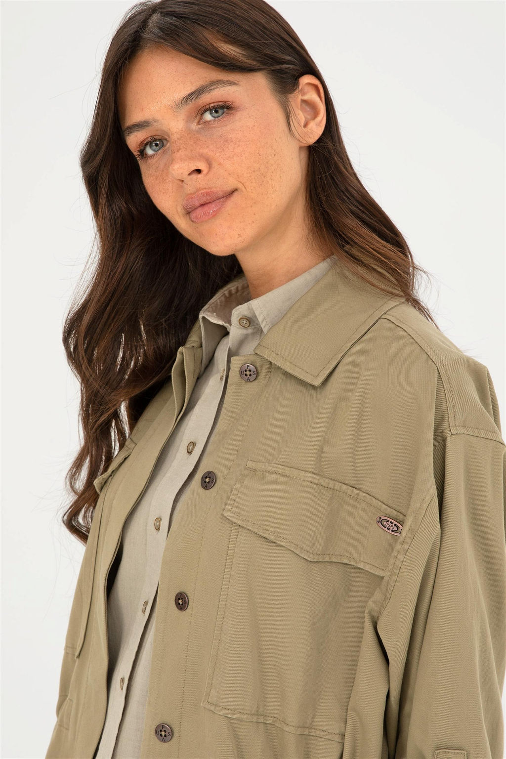 U. S. Polo Assn / Женская куртка цвета хаки - U.s. polo assn фото 2