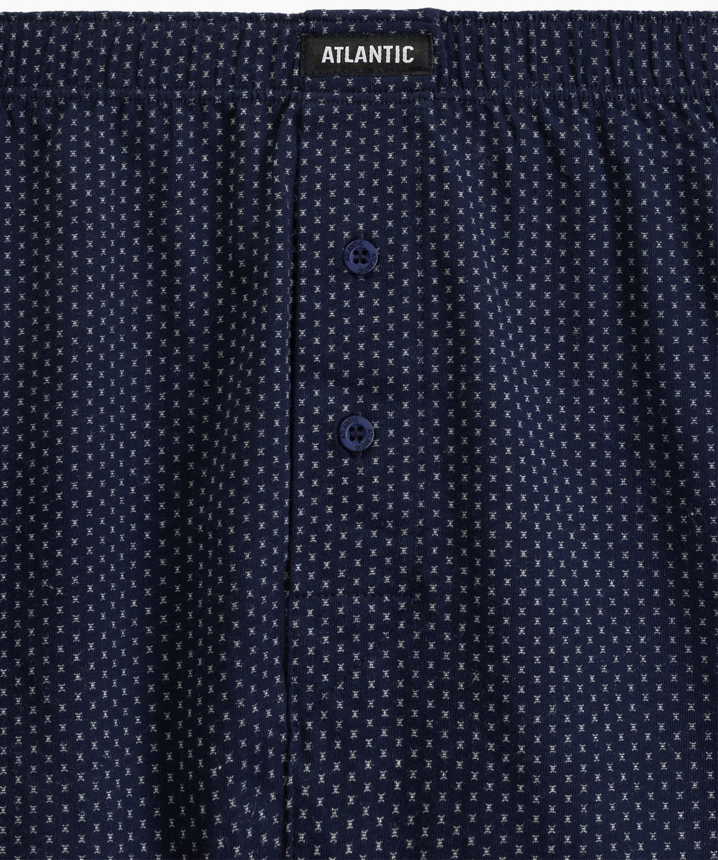 ATLANTIC 2MBX-079 Трусы боксеры Small Print - набор 2 шт. кобальт + темно-голубой  фото 4