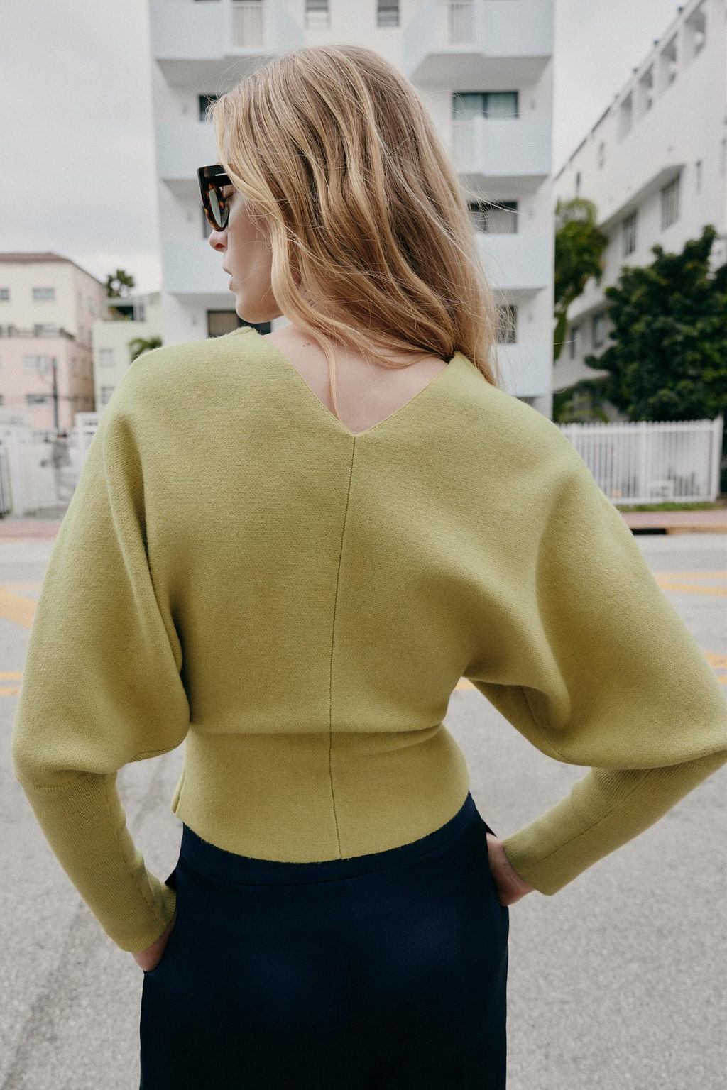 V-NECK KNIT JUMPER - Zara фото 8